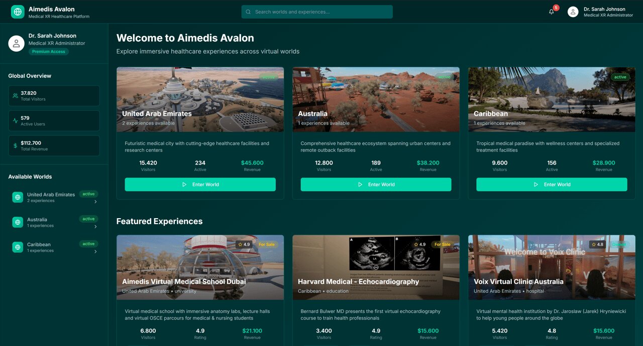 Aimedis XR — Virtual Healthcare Environment